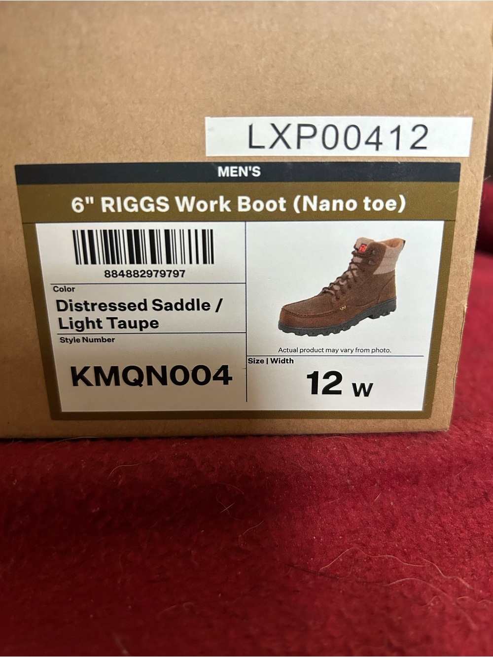 Wrangler Men's Chukka Work Boots Distressed Saddle / Light Taupe